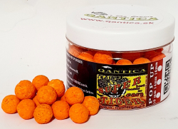 Plvajce boilies Qantica Fluo Pop Up Super Tigr Orech 50g