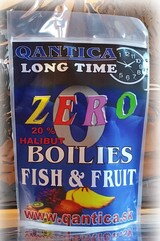 Boilies Qantica ZERO RYBA OVOCIE LONG TIME 1kg