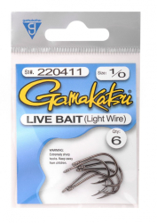 Hiky Gamakatsu Live Bait Light Wire