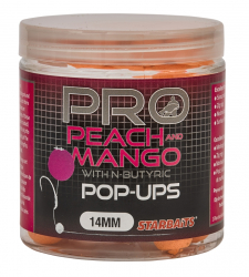 Plvajce Boilies Starbaits Probiotic Peach & Mango POP-UP