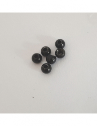 Tungstenov guliky Dohiku Tungsten Beads Black 10ks