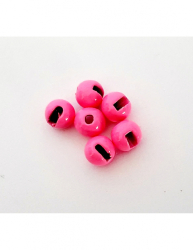 Tungstenov guliky Dohiku Tungsten Beads Slotted Pink 10ks